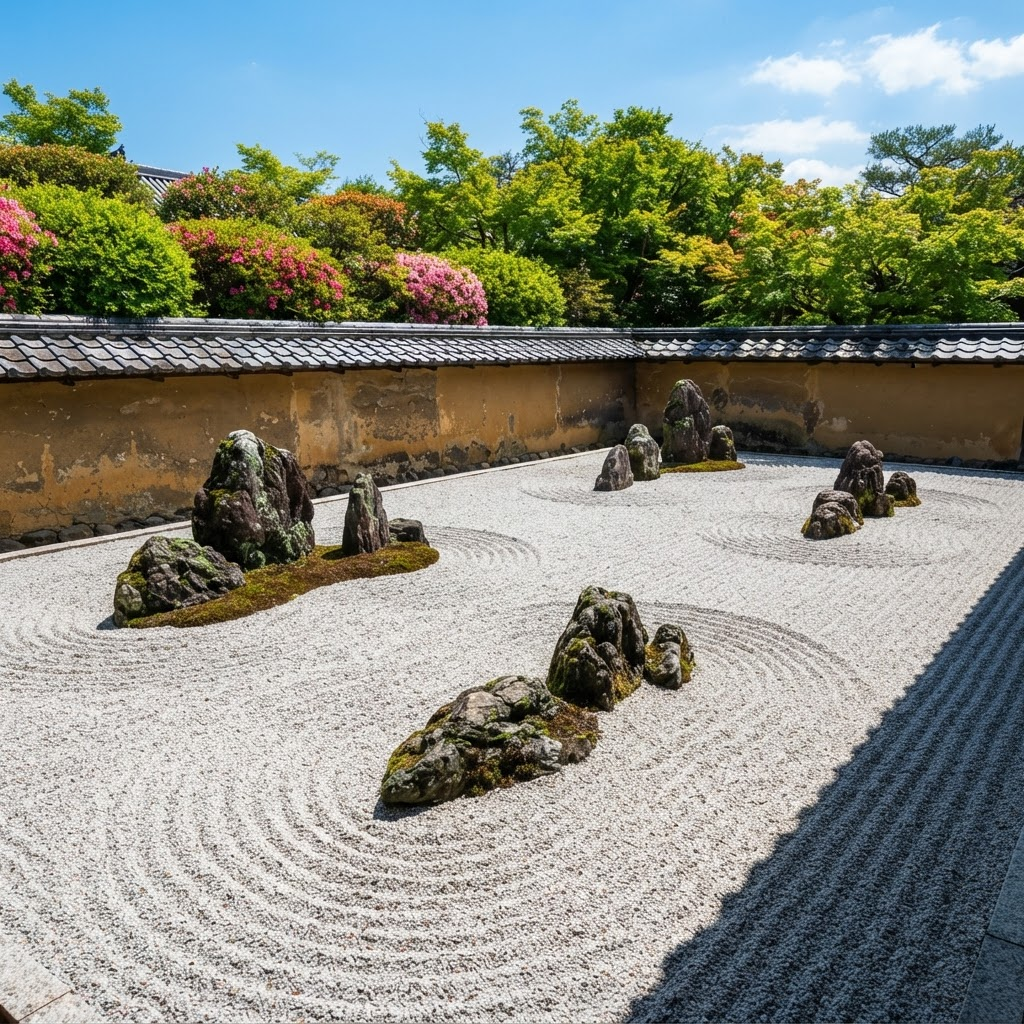 Zen Garden: Fifteen stones, one of them always hidden
